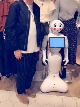 「MHL.」｜「アイテム（モカシン/デッキシューズ）」を使った、ryoさん（メンズ・175cm）の秋コーディネート