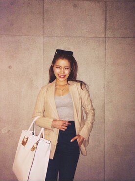 尾崎紗代子さんのコーディネート