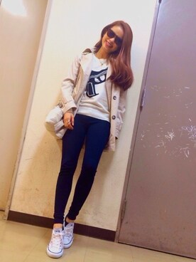 尾崎紗代子さんのコーディネート