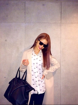 尾崎紗代子さんのコーディネート