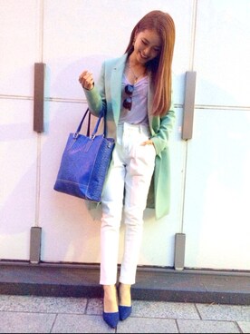 尾崎紗代子さんのコーディネート