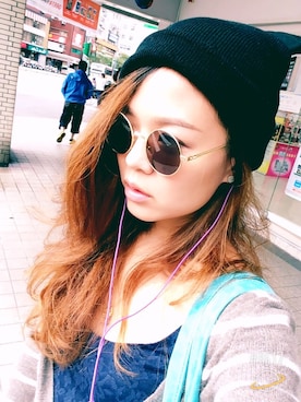 「Abercrombie&Fitch（アバークロンビーアンドフィッチ）のアイテム（ピーコート）」を使った、Naomiさん（レディース・155cm）の秋コーディネート