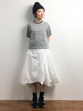 「MULLER（ミューラー）のアイテム」を使った、ちばゆきZさん（レディース・157cm）の春コーディネート