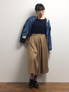 「WILLSELECTION（ウィルセレクション）のアイテム」を使った、ちばゆきZさん（レディース・157cm）の春コーディネート