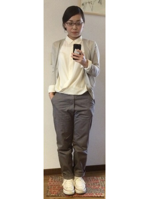 Nellnellnell Uniqloのシャツ ブラウスを使ったコーディネート Wear