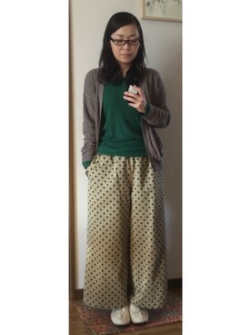 「tricot COMME des GARCONS（トリココムデギャルソン）のアイテム（その他シューズ）」を使った、nellnellnellさん（レディース・160cm）の春コーディネート
