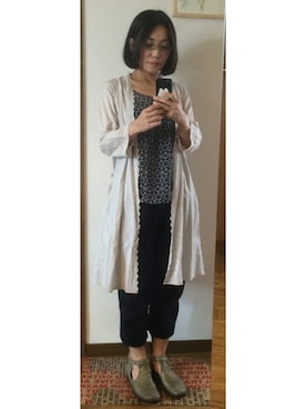 「theo（テオ）のアイテム」を使った、nellnellnellさん（レディース・160cm）の夏コーディネート