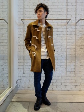 「nonnative（ノンネイティブ）のアイテム（ダッフルコート）」を使った、ONEPAIRさん（メンズ・173cm）の秋コーディネート