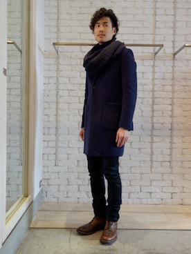 「N.HOOLYWOOD（N.ハリウッド）のアイテム（その他アウター）」を使った、ONEPAIRさん（メンズ・173cm）の秋コーディネート