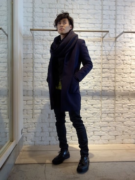 「N.HOOLYWOOD（N.ハリウッド）のアイテム（その他アウター）」を使った、ONEPAIRさん（メンズ・173cm）の秋コーディネート