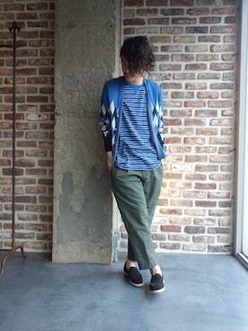「TAKAHIROMIYASHITATheSoloIst.（タカヒロミヤシタザソロイスト）のアイテム（Tシャツ/カットソー）」を使った、ONEPAIRさん（メンズ・173cm）の夏コーディネート
