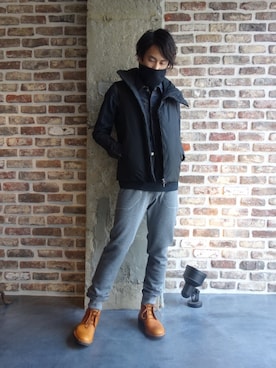 「JOHN LAWRENCE SULLIVAN（ジョンローレンスサリバン）のアイテム（デニムジャケット）」を使った、ONEPAIRさん（メンズ・173cm）の夏コーディネート