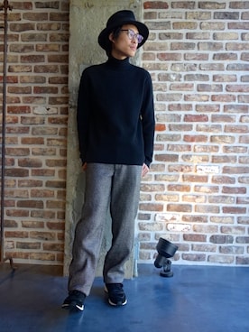 N.HOOLYWOOD COLLECTION LINE 142-KT05 タートルネックニット」の  