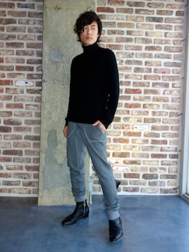 N.HOOLYWOOD COLLECTION LINE 142-KT05 タートルネックニット」の 