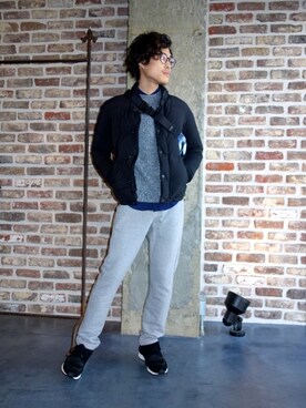 「TAKAHIROMIYASHITATheSoloIst.（タカヒロミヤシタザソロイスト）のアイテム（バッグ）」を使った、ONEPAIRさん（メンズ・173cm）の冬コーディネート