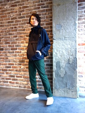 「nonnative（ノンネイティブ）のアイテム（バッグ）」を使った、ONEPAIRさん（メンズ・173cm）の冬コーディネート