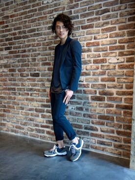 「アイテム（テーラードジャケット）」を使った、ONEPAIRさん（メンズ・173cm・20代）の春コーディネート