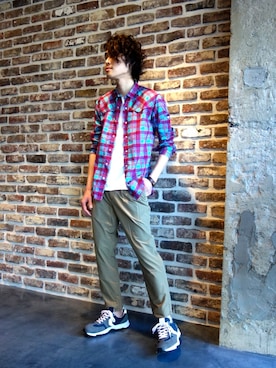 「nonnative（ノンネイティブ）のアイテム」を使った、ONEPAIRさん（メンズ・173cm）の春コーディネート