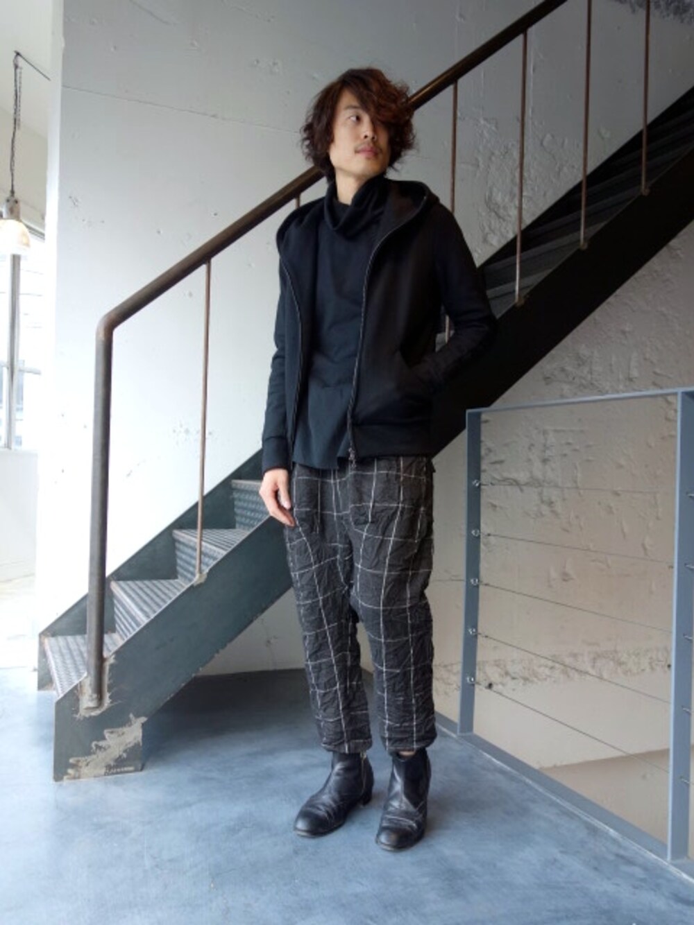 KAZUYUKI KUMAGAI ウィンドペンカルゼ　サルエルパンツ　サイズ2 KAZUYUKI KUMAGAI KP52-061 Li/W/Caウィンドペンカルゼサルエル