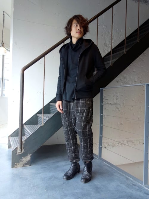 KAZUYUKI KUMAGAI ウィンドペンカルゼ　サルエルパンツ　サイズ2 KAZUYUKI KUMAGAI KP52-061 Li/W/Caウィンドペンカルゼサルエル