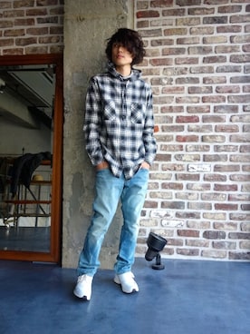 「nonnative(ノンネイティブ)のアイテム(トップス)」を使った、ONEPAIRさん(メンズ・173cm)の秋コーディネート