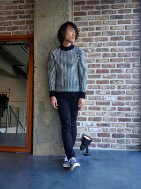 「TAKAHIROMIYASHITATheSoloIst.（タカヒロミヤシタザソロイスト）のアイテム（その他パンツ）」を使った、ONEPAIRさん（メンズ・173cm）の秋コーディネート