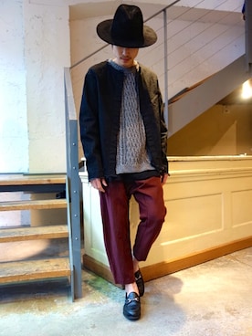 「KAZUYUKI KUMAGAI」｜「アイテム（デニムジャケット）」を使った、ONEPAIRさん（メンズ・173cm）の春コーディネート