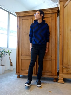 「nonnative（ノンネイティブ）のアイテム（パンツ）」を使った、ONEPAIRさん（メンズ・173cm）の春コーディネート