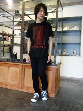 「JOHN LAWRENCE SULLIVAN（ジョンローレンスサリバン）のアイテム（その他パンツ）」を使った、ONEPAIRさん（メンズ・173cm）の春コーディネート