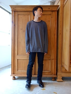 「 デニム」｜ONEPAIRさん（メンズ・173cm）の秋コーディネート