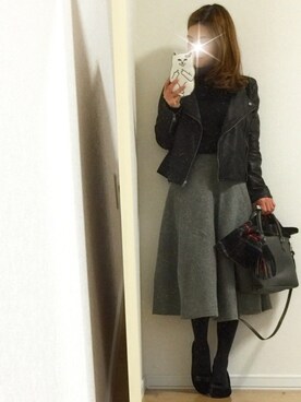 「TWNROOM（ツインルーム）のアイテム」を使った、さやさん（レディース・158cm）の秋コーディネート