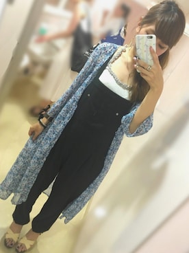 「archives（アルシーヴ）のアイテム（つなぎ/オールインワン）」を使った、しーさん（レディース・156cm）の夏コーディネート