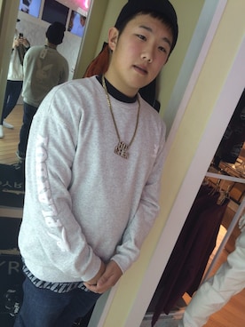「JOYRICH」｜「アイテム（ニットキャップ/ビーニー）」を使った、Tyger  Bandoさん（メンズ・165cm）の冬コーディネート
