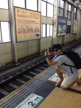 たつよしさん（メンズ・175cm）の夏コーディネート