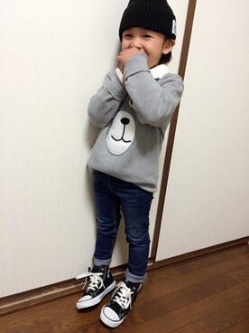 srさん（キッズ・100cm）の冬コーディネート