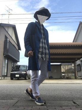 「RAGEBLUE（レイジブルー）のアイテム（その他アウター）」を使った、shoootaさん（メンズ・172cm）の春コーディネート