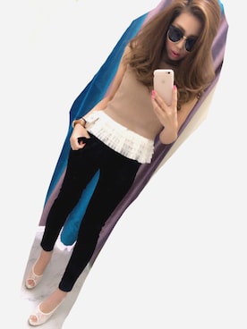 「LILY BROWN（リリーブラウン）のアイテム（キャミソール）」を使った、suzune.mさん（レディース・163cm）の春コーディネート