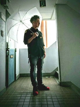 「ベンデイビス」｜「アイテム（その他）」を使った、afrobuggさん（メンズ・172cm）の秋コーディネート