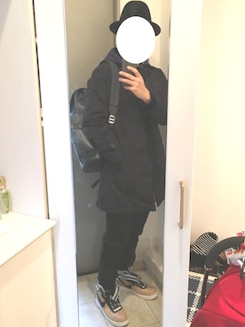 「ADYN（エーディーワイエヌ）のアイテム（パンツ）」を使った、hamkichiさん（メンズ・180cm）の春コーディネート