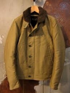「markaware（マーカウェア）のアイテム（ミリタリージャケット）」を使った、tyokoraさん（メンズ・165cm）の春コーディネート