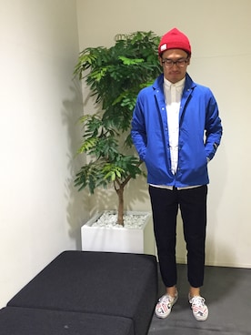 「アイテム（その他アウター）」を使った、Keeeeskさん（メンズ・186cm・20代）の冬コーディネート
