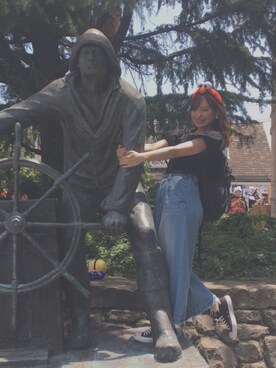 「CONVERSE（コンバース）のCONVERSE コンバース ジャック パーセル / JACK PURCEL（スニーカー）」を使った、yumeさん（レディース・163cm）の夏コーディネート