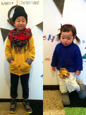 ちゃるrinさん（キッズ・100cm）の冬コーディネート