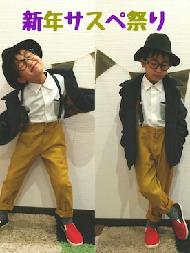 ちゃるrinさん（キッズ・100cm）の冬コーディネート