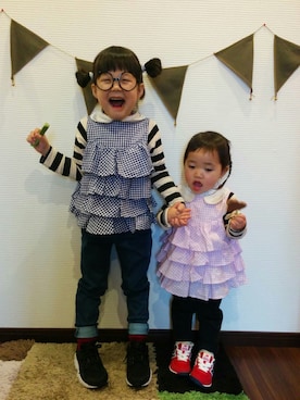 ちゃるrinさん（キッズ・100cm）の冬コーディネート