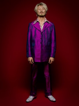 「アイテム（スーツジャケット）」を使った、TADANOBUASANO さん（メンズ・177cm）の冬コーディネート