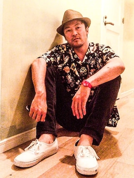 「SWATCH（スウォッチ）のアイテム」を使った、TADANOBUASANO さん（メンズ・177cm）の夏コーディネート