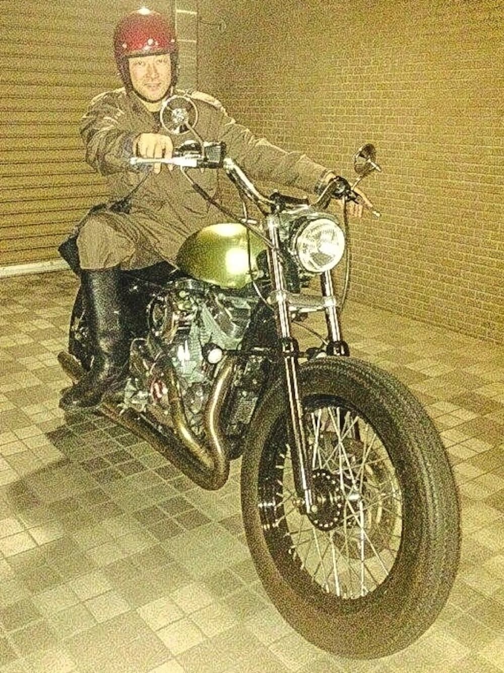 「パンク、パンクロック、punk、Reggae、Rockers、バイカースタイル、BIKER」｜「WESCOのアイテム（ブーツ、ブラック系）」を使った、TADANOBUASANO さん（メンズ・177cm）の秋コーディネートの1枚目の写真