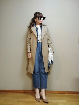 「HYKE」｜「アイテム（その他）」を使った、Momyさん（レディース・167cm）の冬コーディネート