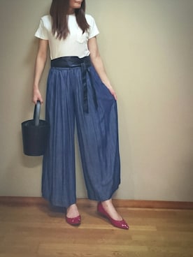 「ヤングアンドオルセン」｜「アイテム（アクセサリー）」を使った、Momyさん（レディース・167cm）の夏コーディネート